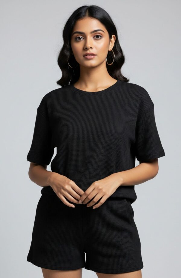Black Shorts Co-ord Set - Image 3