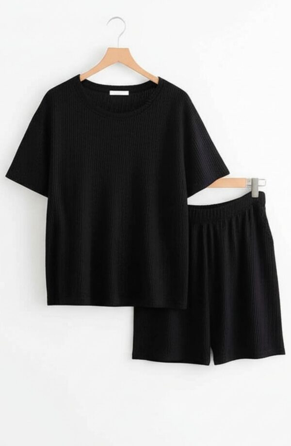 Black Shorts Co-ord Set - Image 5