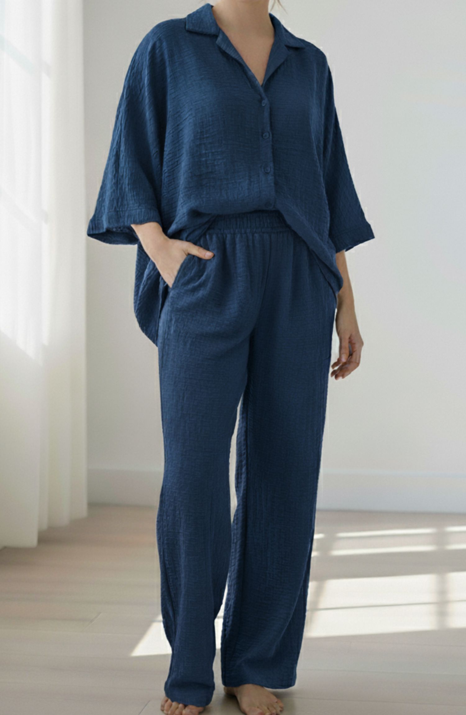 Textured Crepe Co-ord Sets