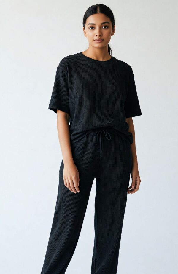 Black Pant Co-ord Set - Image 2