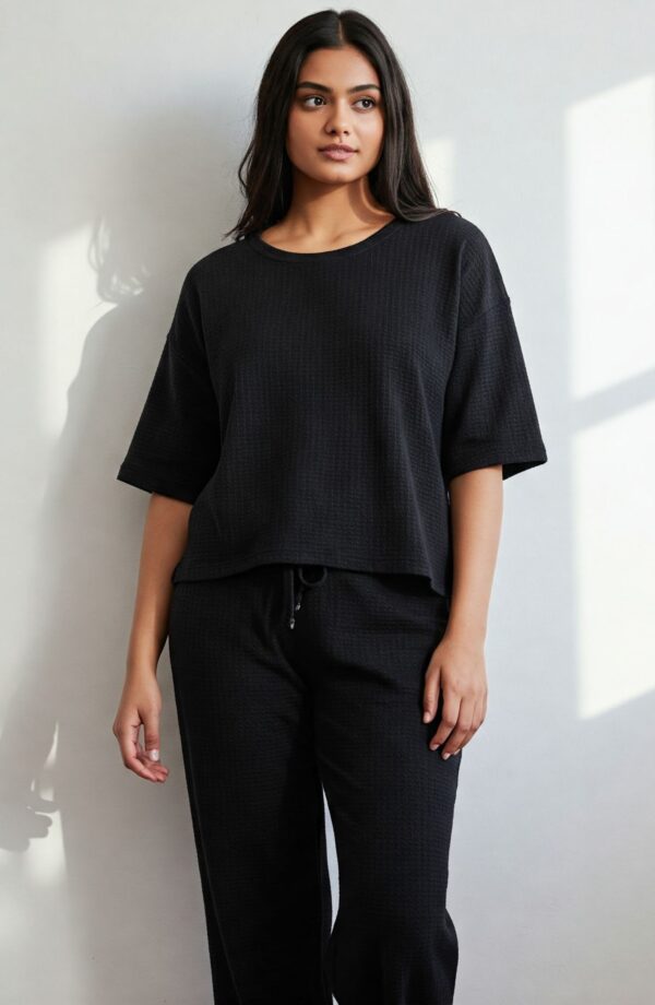 Black Pant Co-ord Set