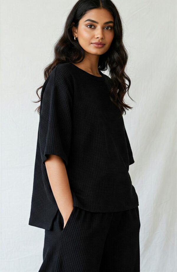 Black Pant Co-ord Set - Image 4
