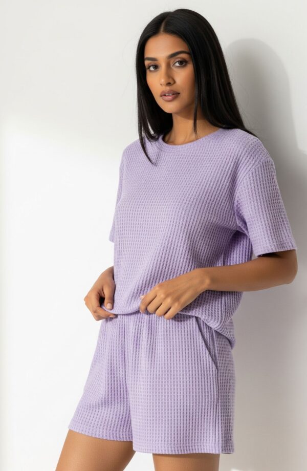 Lavender Shorts Co-ord Set