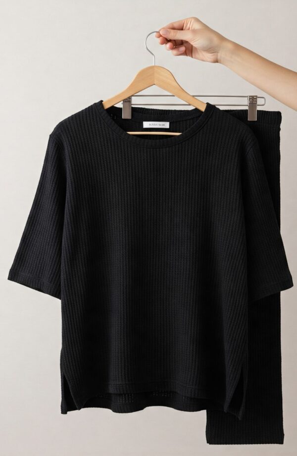 Black Pant Co-ord Set - Image 5
