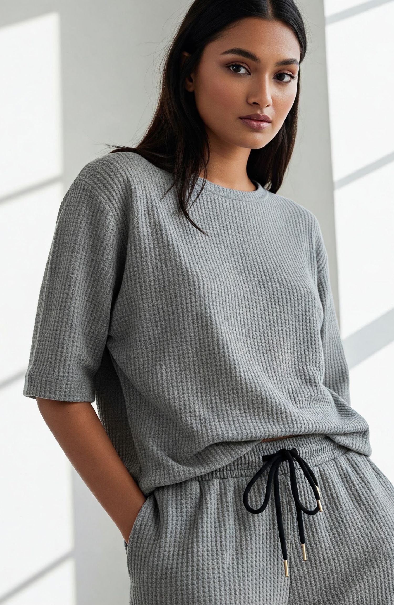 Grey Pant Co-ord Set