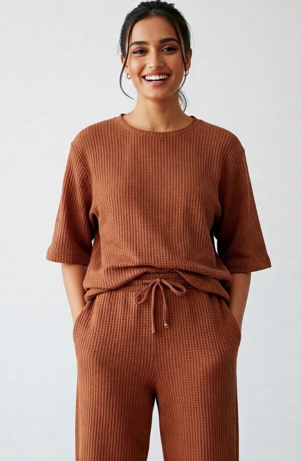 Rust Brown Pant Co-ord Set - Image 5