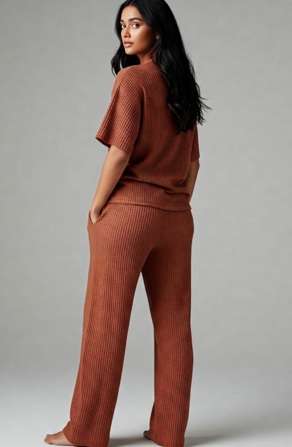 Rust Brown Pant Co-ord Set - Image 4